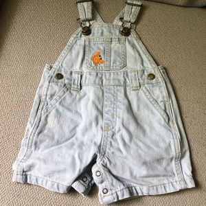 Overall shorts